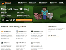 Tablet Screenshot of exodushosting.net